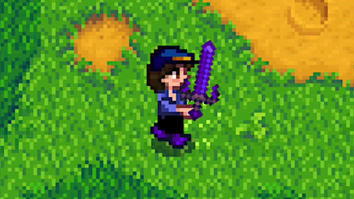 The Galaxy Sword in Stardew Valley