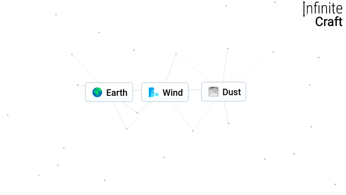 Infinite Craft dust recipe