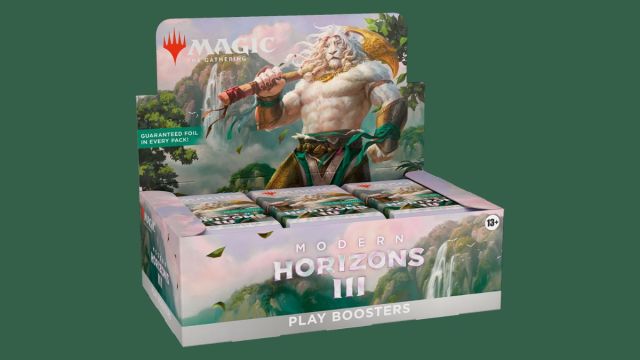 magic the gathering modern horizons 3 play booster box