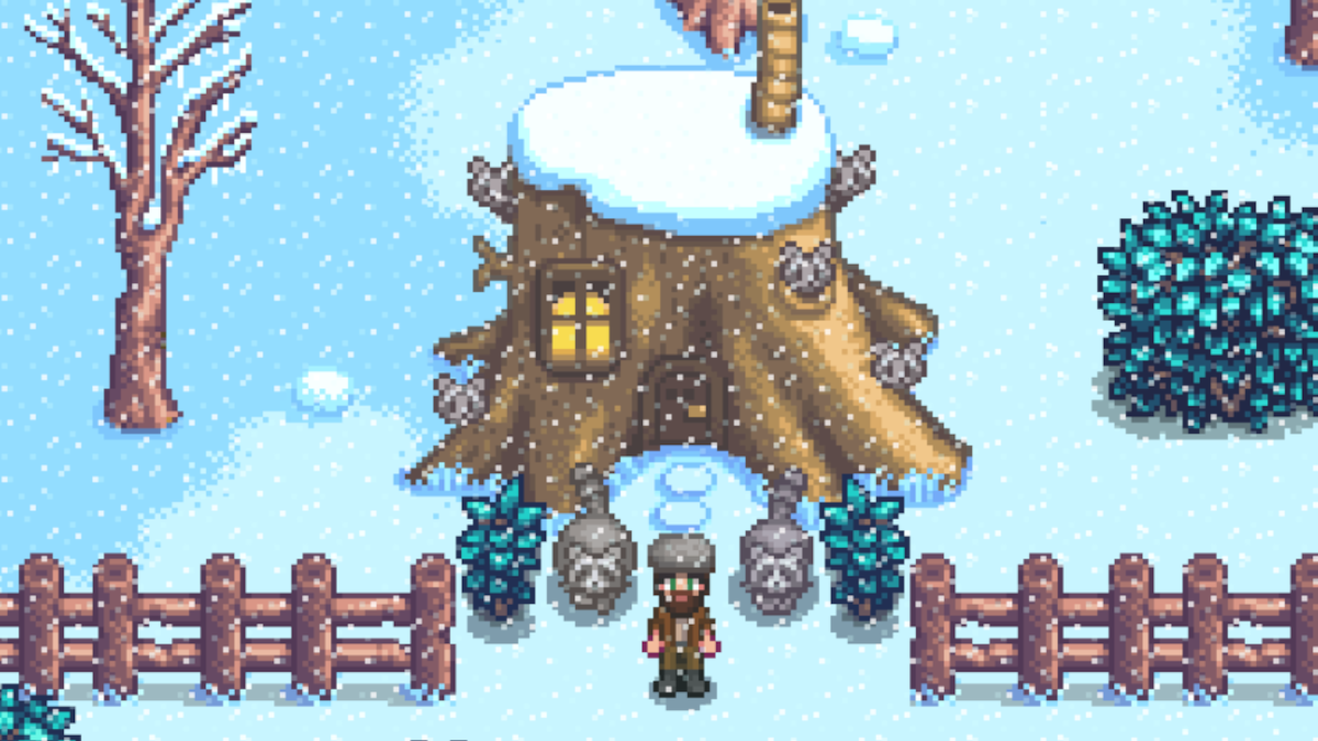 Winter in Stardew Valley