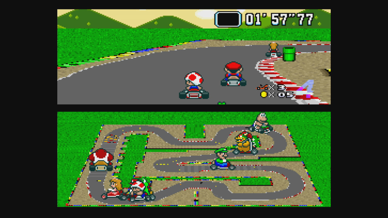 Super Mario Kart for the SNES