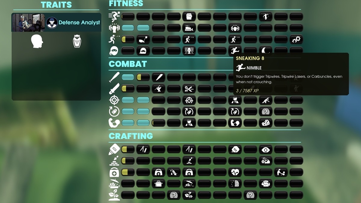 Abiotic Factor Traits, Fitness, and Combat menu