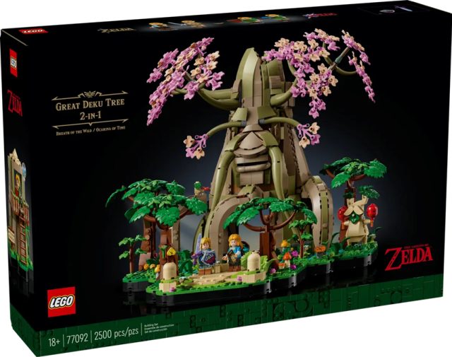 LEGO reveals $300 The Legend of Zelda Great Deku Tree coming later this year