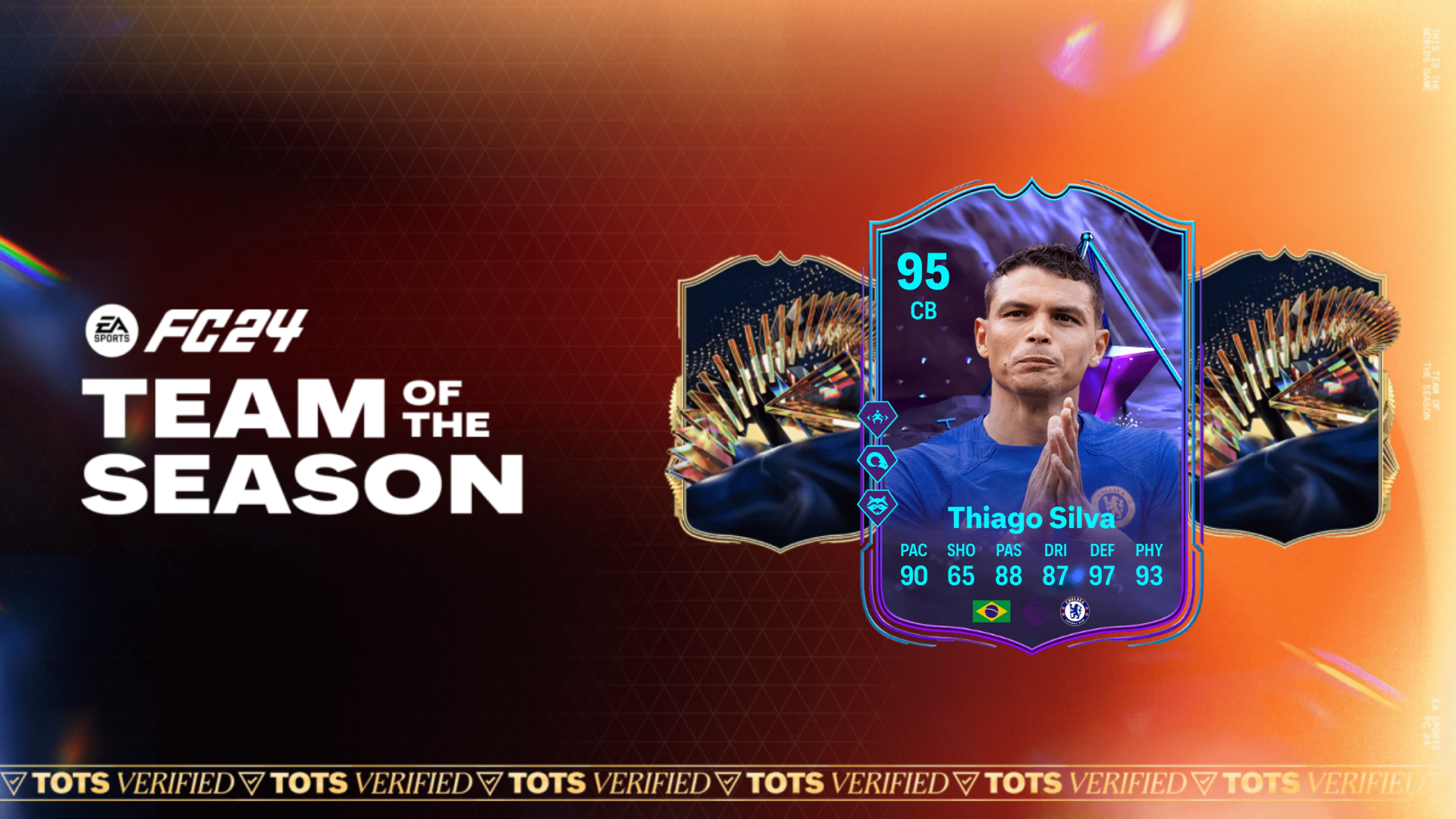 An image of EA FC 24 Thiago Silva EOAE SBC