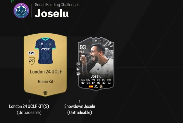 An Image of Joselu Showdown SBC