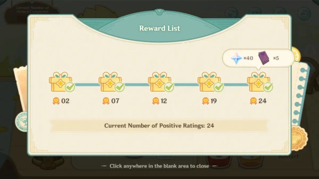 All rewards from the Savoring the Breeze web event in Genshin Impact