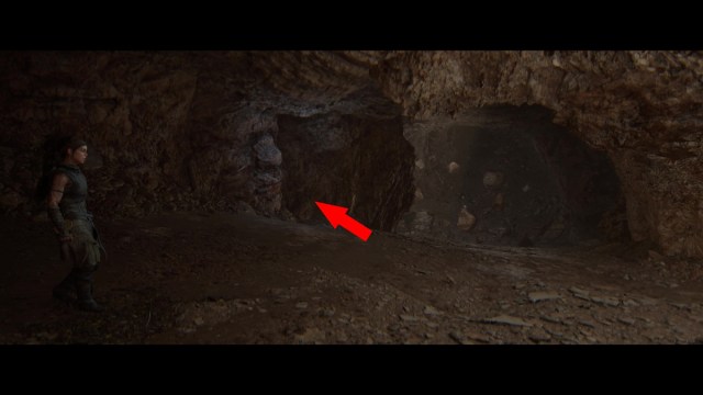 Hellblade 2 - All hidden faces locations - huldufolk location 4 next to floating rock