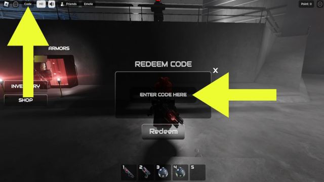 How to redeem codes in Darkdivers