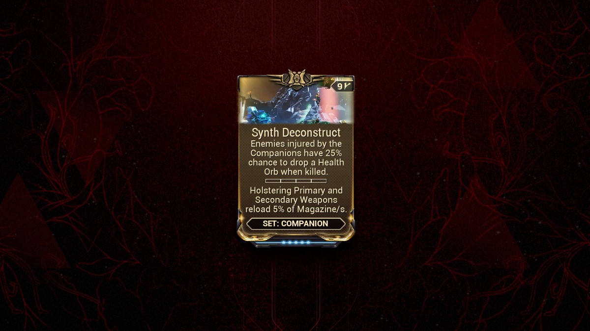 Warframe Synth Deconstruct