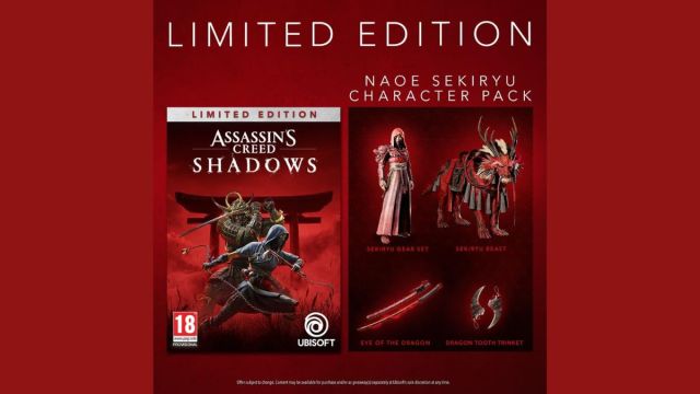 assassins creed shadows limited edition