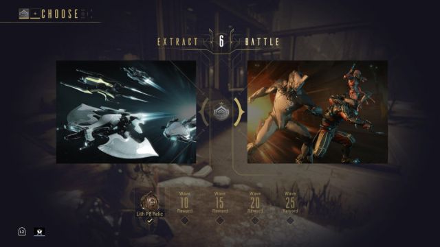 defense choice at tessera in warframe