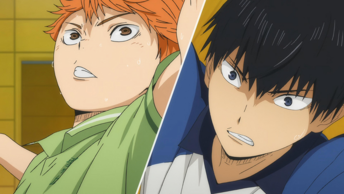 Hinata and Kageyama in Haikyu!!