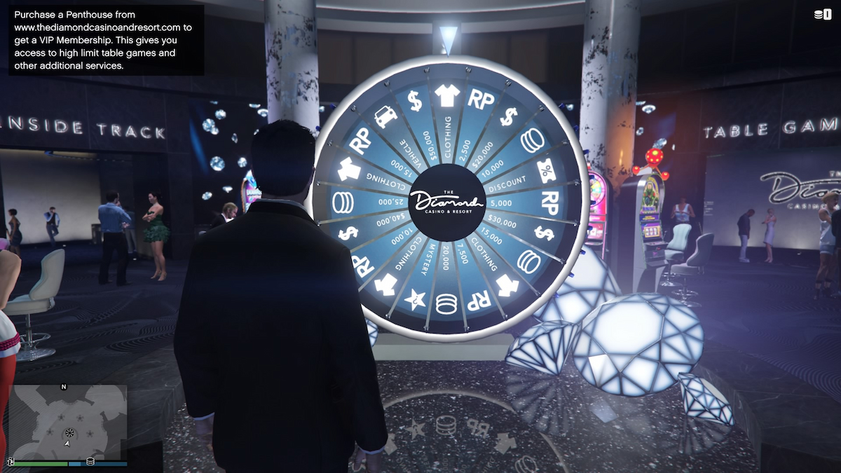 Lucky Wheel in GTA Online