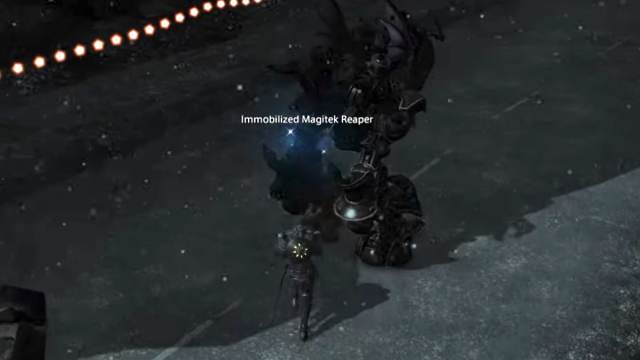 Immobilized Magitek Reaper in In from the Cold in Final Fantasy XIV