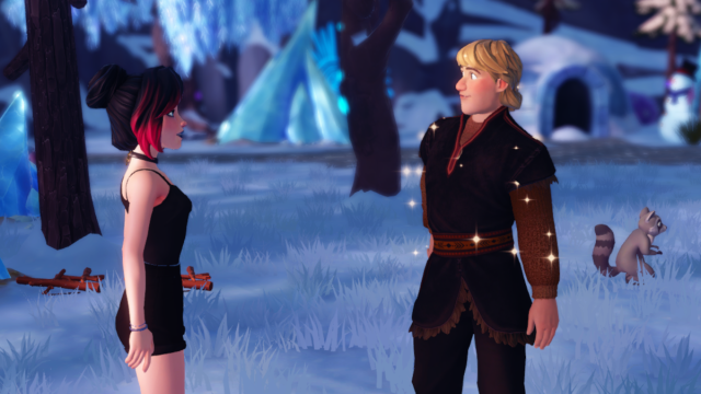 Talking to Kristoff in Disney Dreamlight Valley