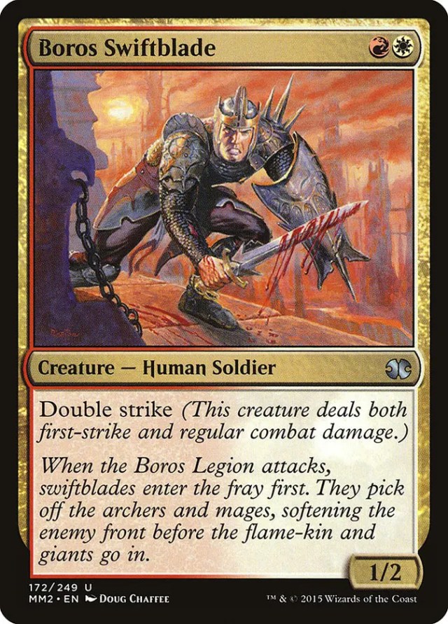 mtg boros swiftblade card