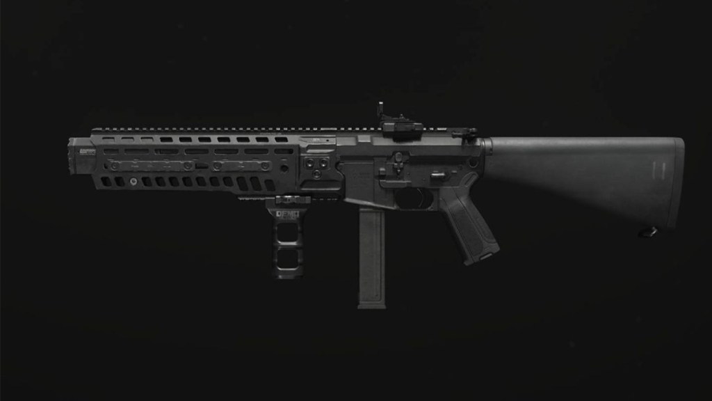 MW3's AMR9 against a black background.