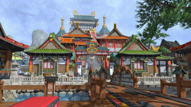 Shirogane housing district in Final Fantasy XIV