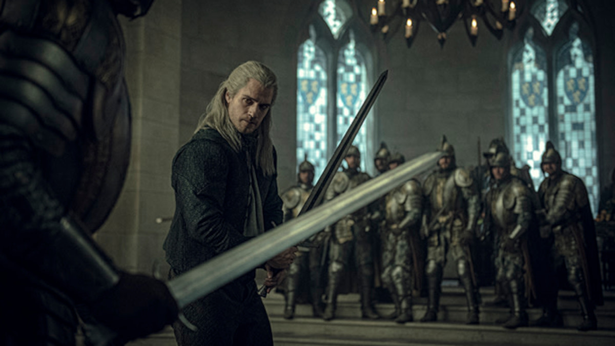 Henry Cavill as Geralt in The Witcher