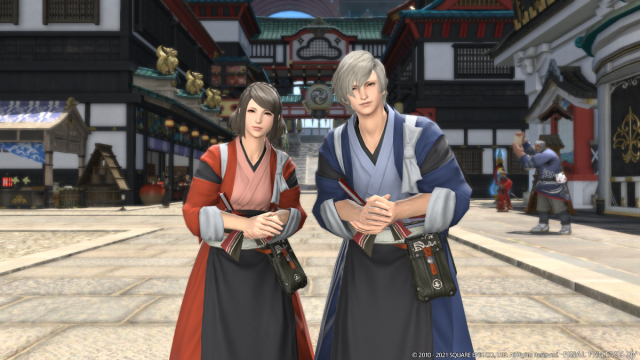 Characters in Kugane in Final Fantasy XIV