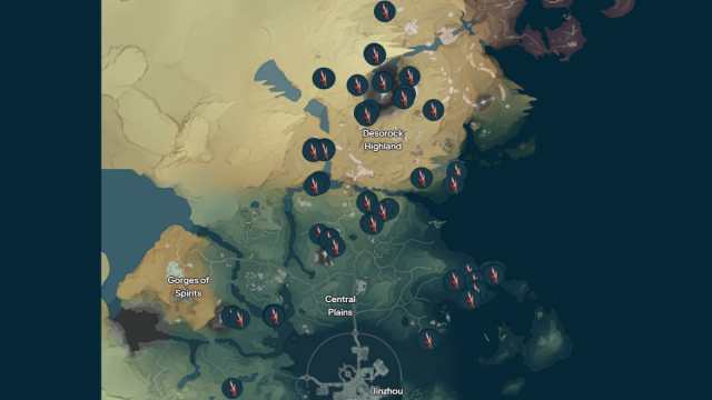 Wuthering Waves Scarletthorn north map