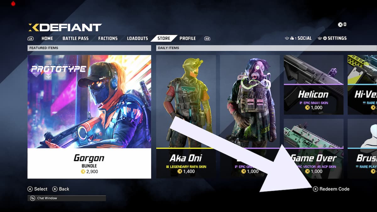How to redeem codes in XDefiant. 