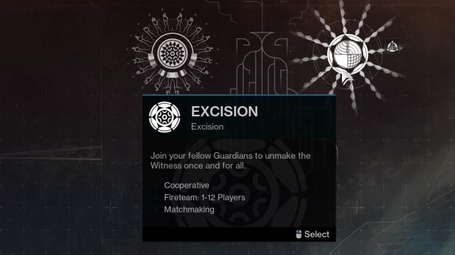 Destiny 2 Excision Mode