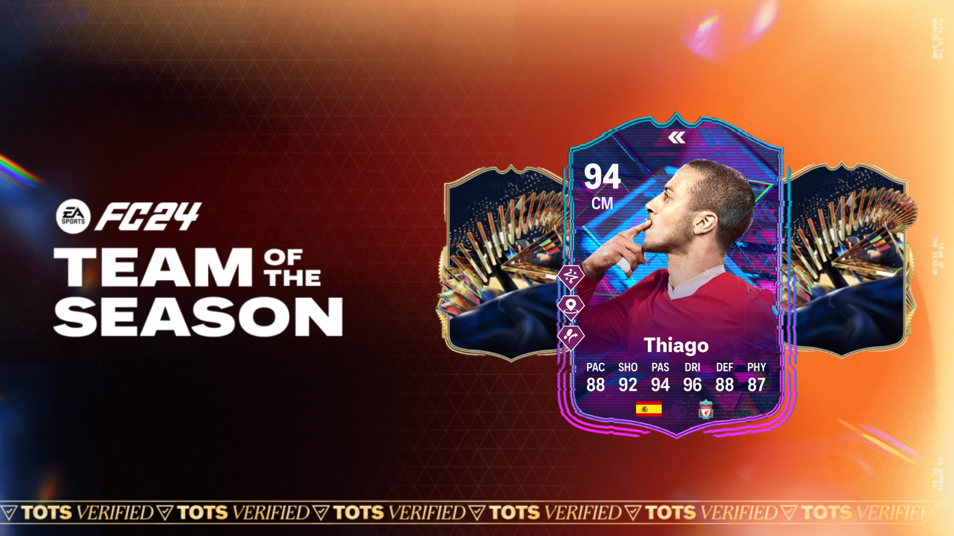 An image of FC 24 Thiago Flashback SBC Solutions