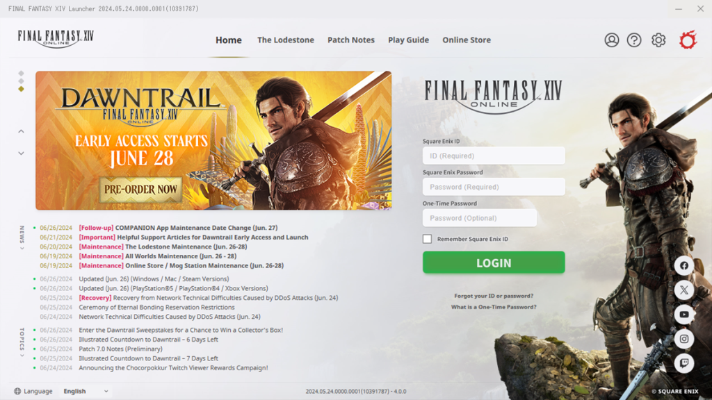 How to fix Unable to Download Patch Files Launcher Error on FFXIV