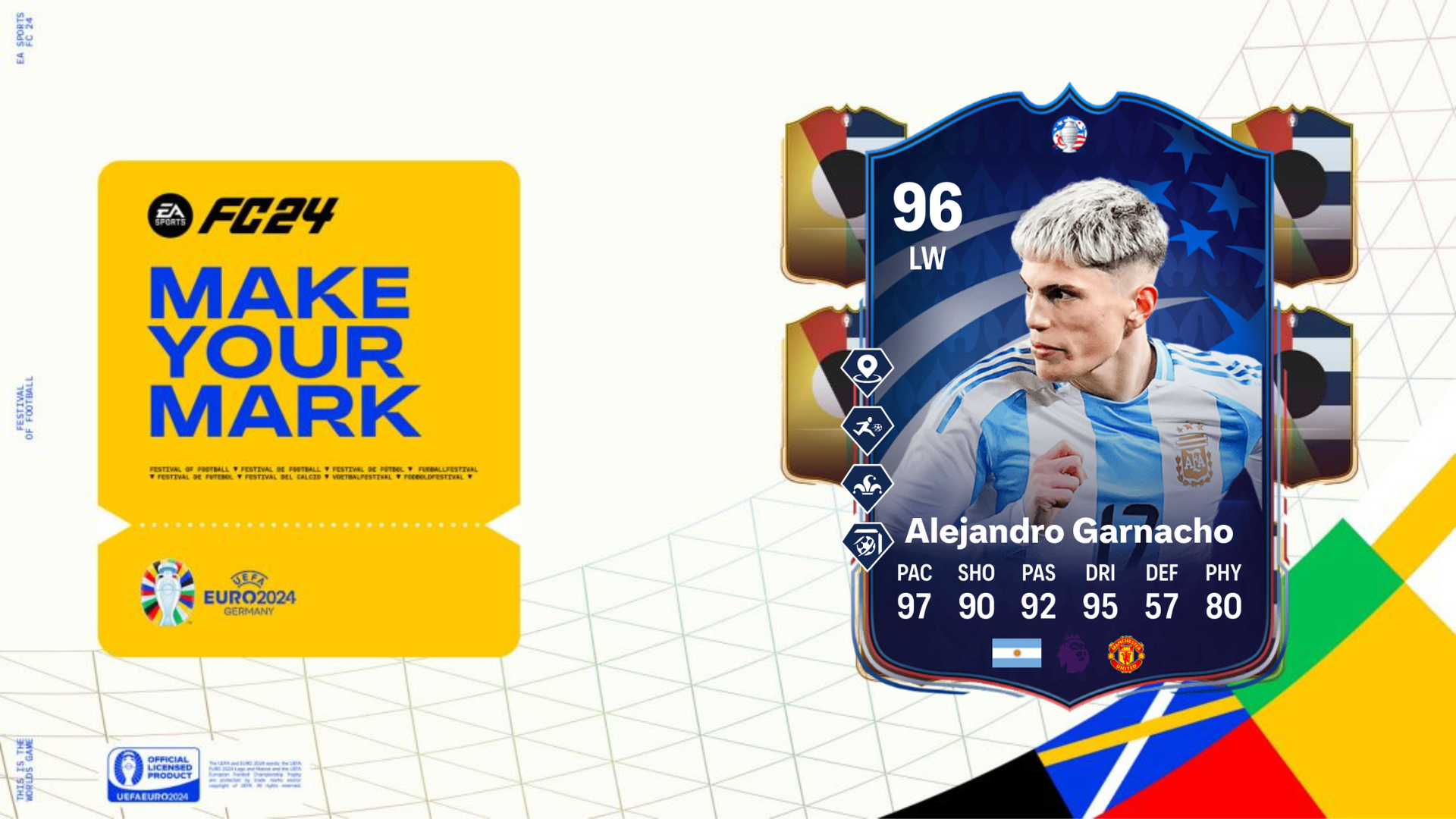 An image of Garnacho Make Your Mark SBC in EA FC 24