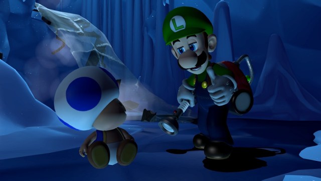 Luigi's Mansion 2 HD saving toad