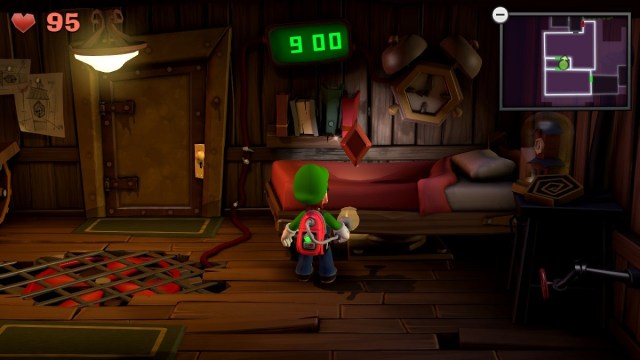 Luigi's Mansion 2 Dark Moon HD Clockmaker room gem