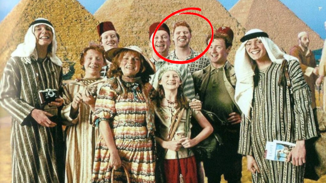 The Weasleys on the summer holiday in Egypt