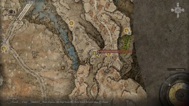 Shadow of the Erdtree Map - Anvil Hammer location