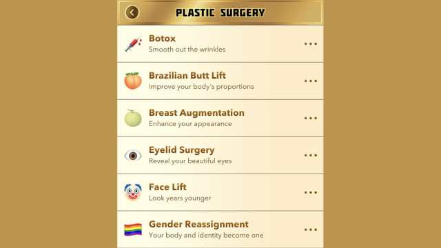 BitLife gender reassignment for Pride hunt Flower Crown task