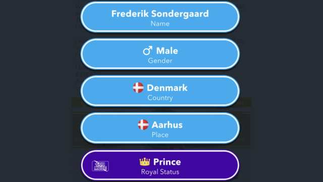 Being born a prince to become king in BitLife