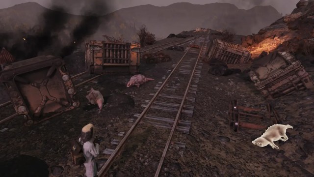 fallout 76 mole rats at welch station