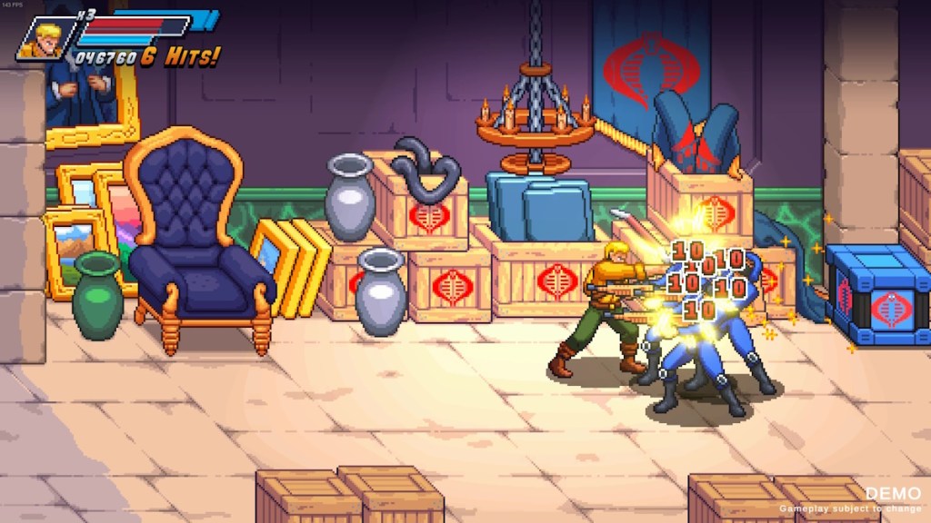 Gi Joe Wrath of Cobra demo preview - duke smacking down soldiers