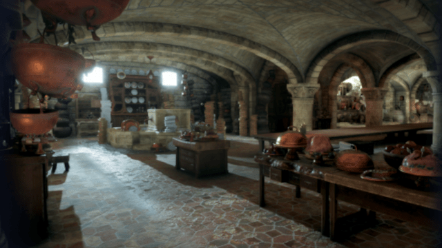 The Hogwarts kitchens