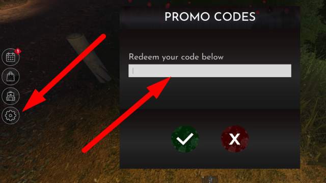 How to redeem codes in Dread Camp