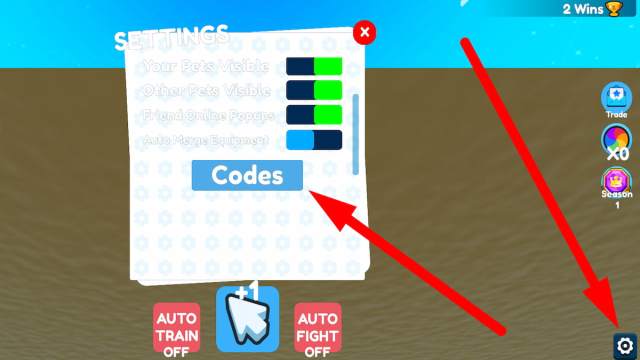 How to redeem codes in Tank Fight Simulator