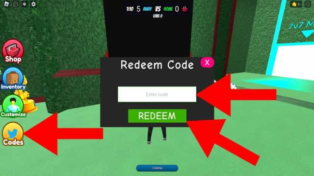 How to redeem Realistic Street Soccer codes