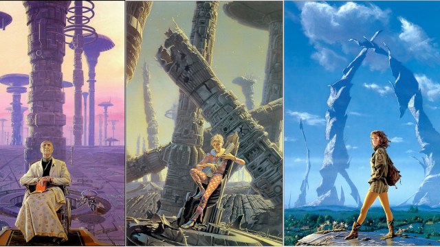 isaac asimov foundation series cover art