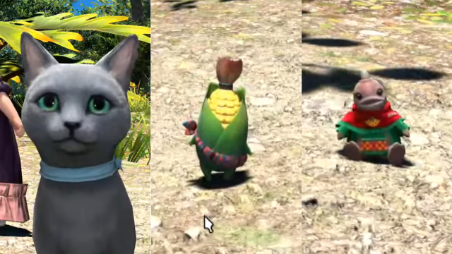 Some of the minions coming to Final Fantasy XIV with Dawntrail