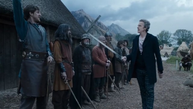 The Doctor trains some Vikings in The Girl Who Died