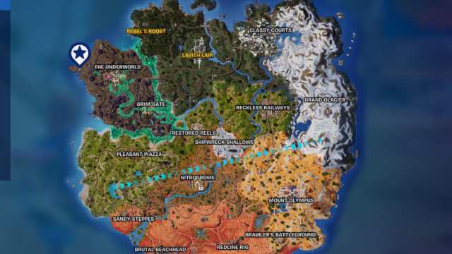 Fortnite Davy Jones map location