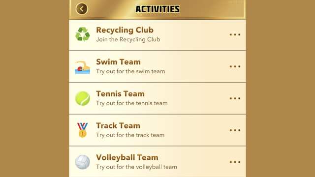 BitLife track team