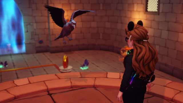 Disney Dreamlight Valley Raven in Jafar's palace