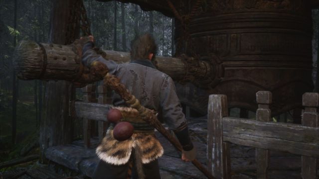 Destined One ringing bell in Black Myth: Wukong