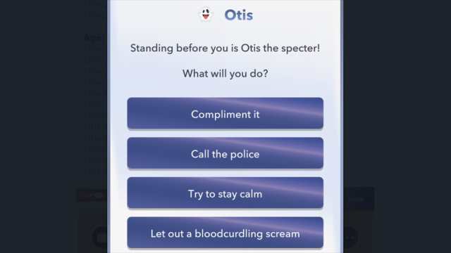 BitLife complimenting a spirit